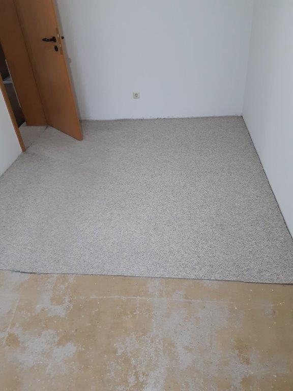 Vorher Vinylfußboden